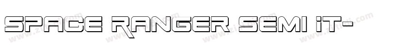 Space Ranger Semi It字体转换